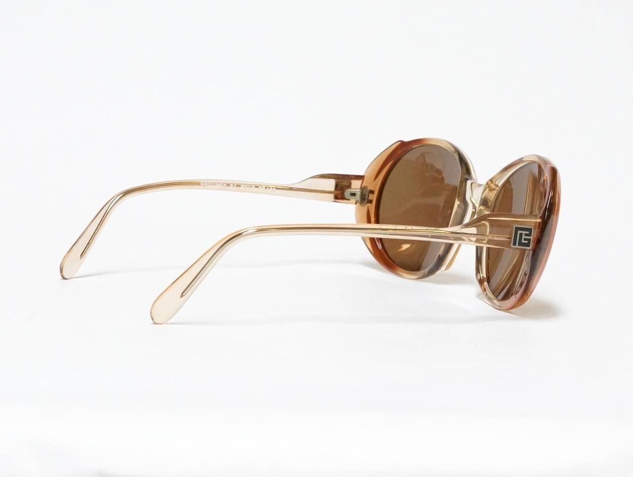 Women's 1970s French Vintage Sunglasses by Pierre Balmain  For Sale