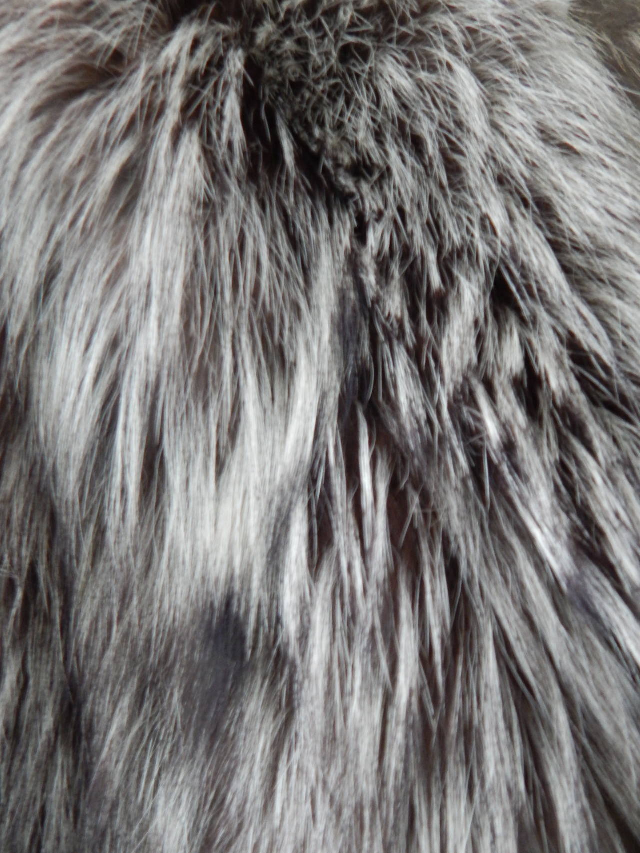 Silver Fox Fur Stole at 1stDibs