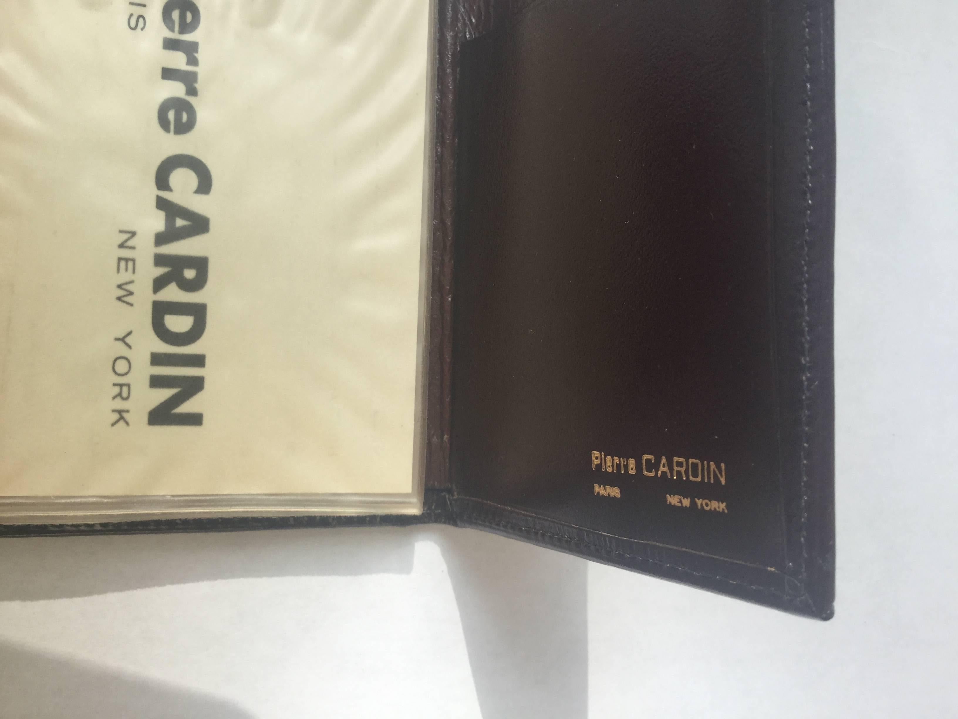 1970s Pierre Cardin Wallet In New Condition For Sale In Long Island City, NY