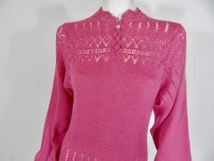 Knit Crochet Dress, 1970s