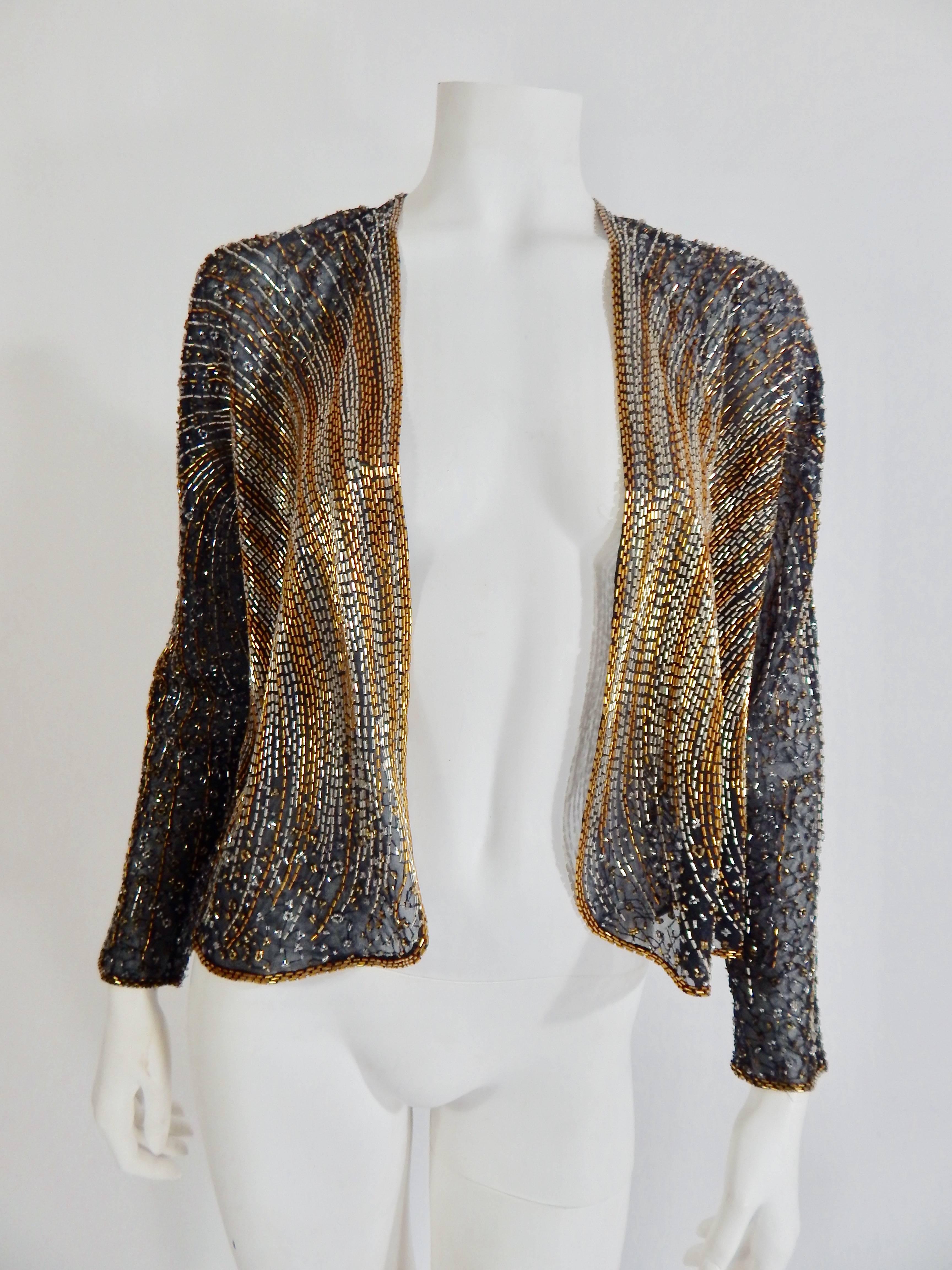 Halston Beaded Cover For Sale 2