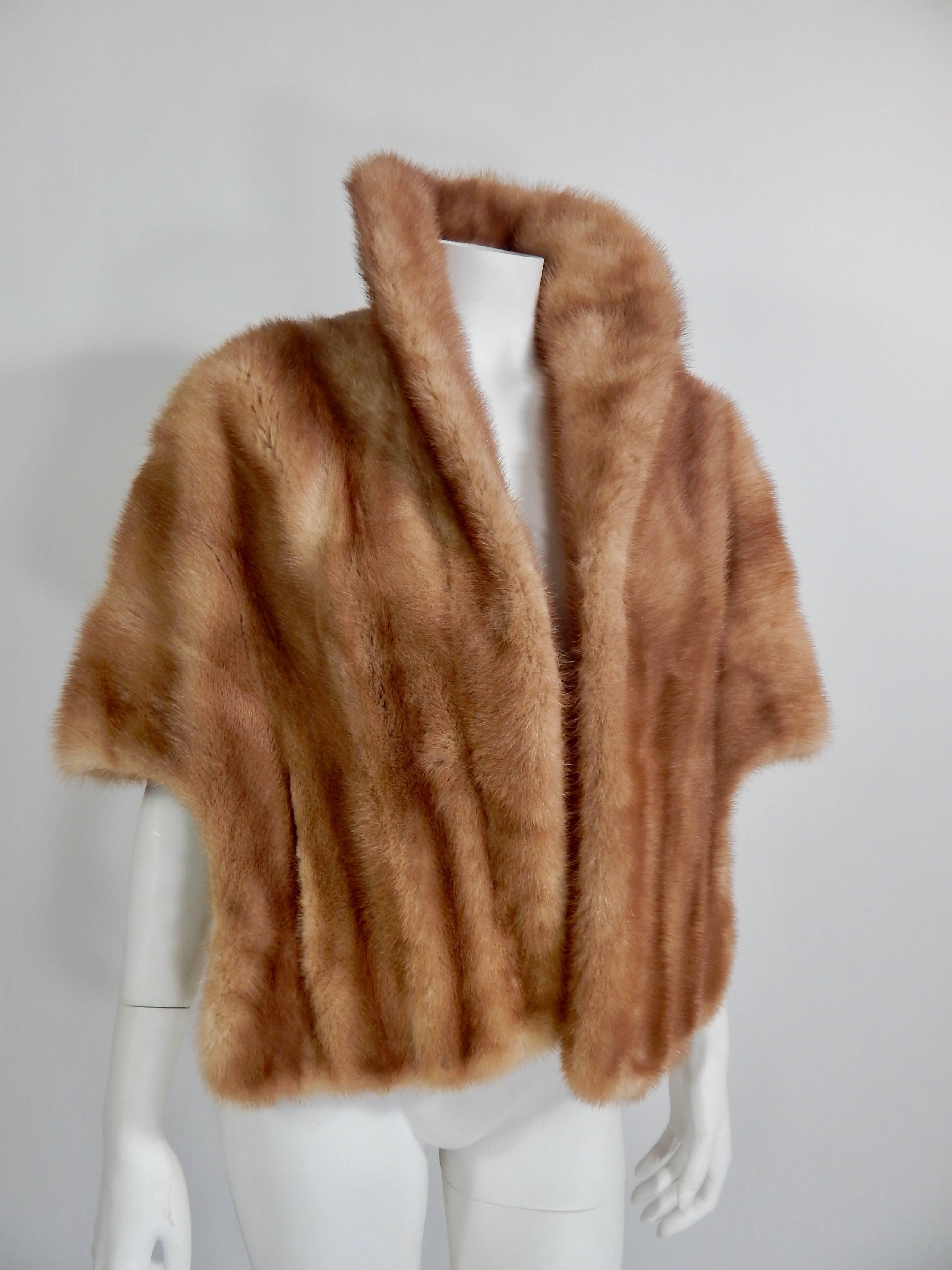 Women's Evans Paris Mink Stole, 1960s  For Sale