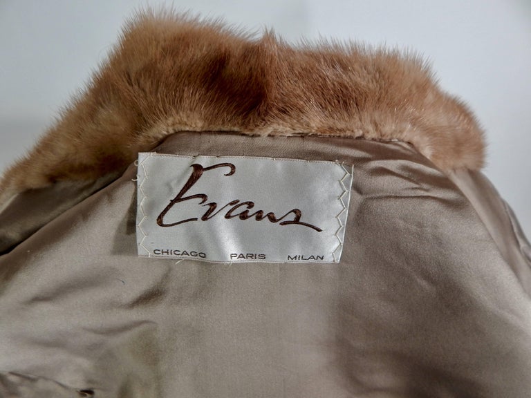 Evans mink deals coat