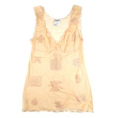 Chanel - Sheer Lucky Charms Top