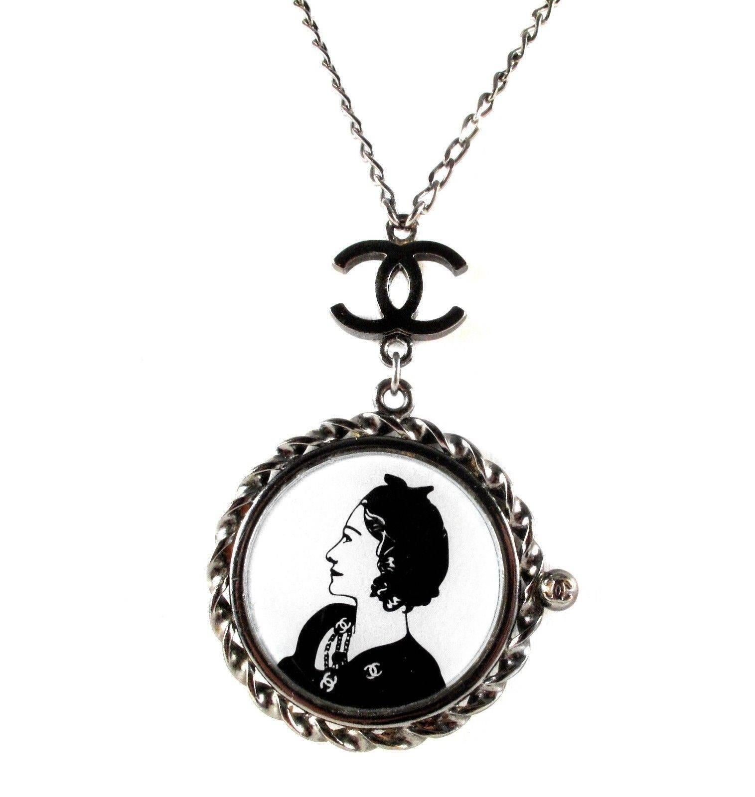 Chanel - Coco Coin Charm Necklace In Good Condition In Prahran, Victoria