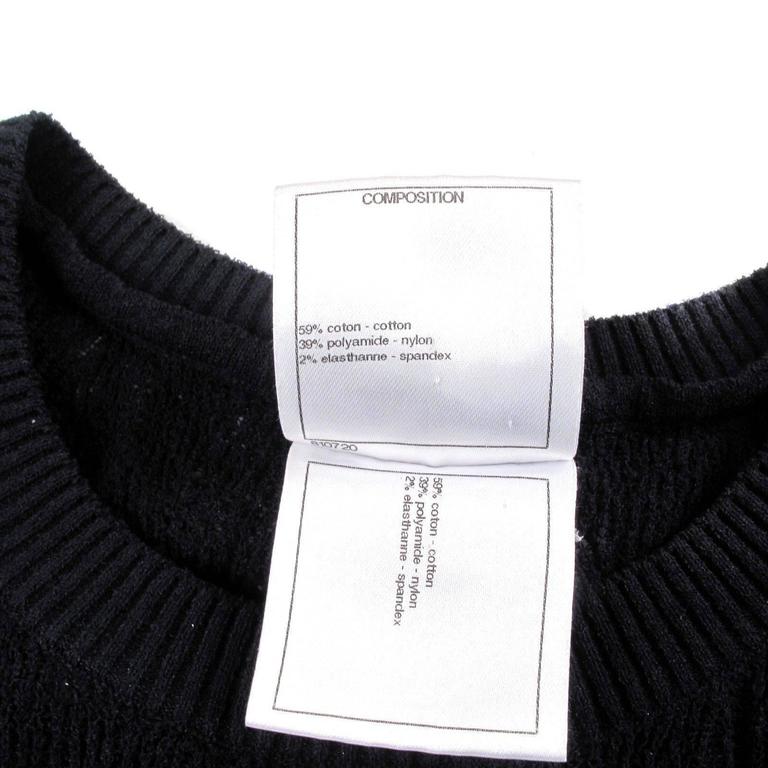 Chanel - Short Sleeve Sweater at 1stDibs