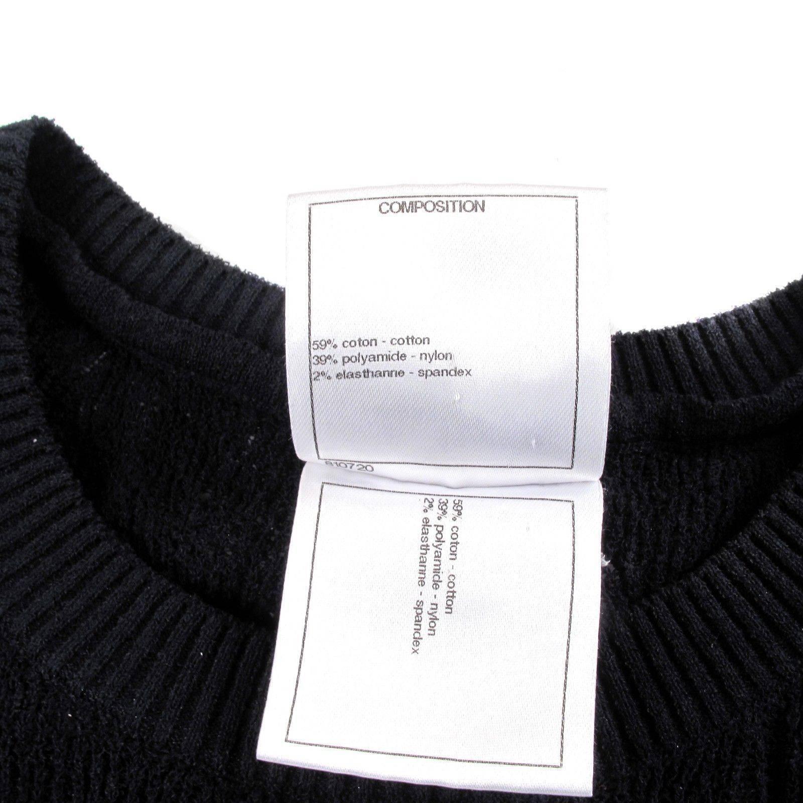 Chanel - Short Sleeve Sweater In Good Condition In Prahran, Victoria