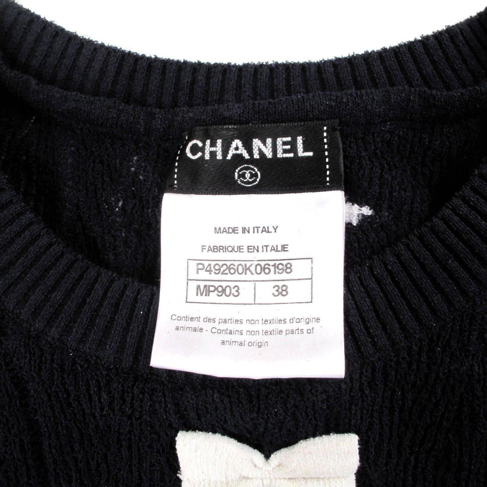 Women's Chanel - Short Sleeve Sweater