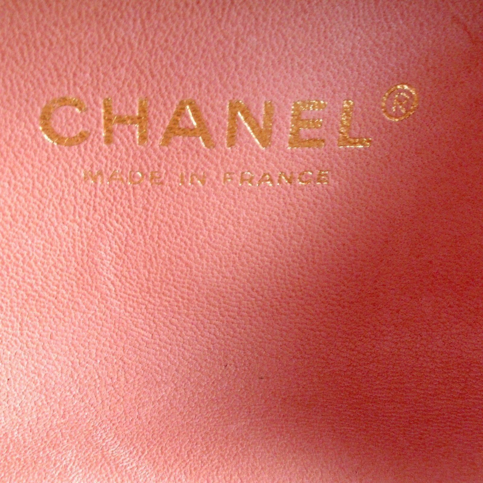 Chanel Box Bag Pink Crystal Leather Tweed Chain Gold CC Minaudiere Handbag 3