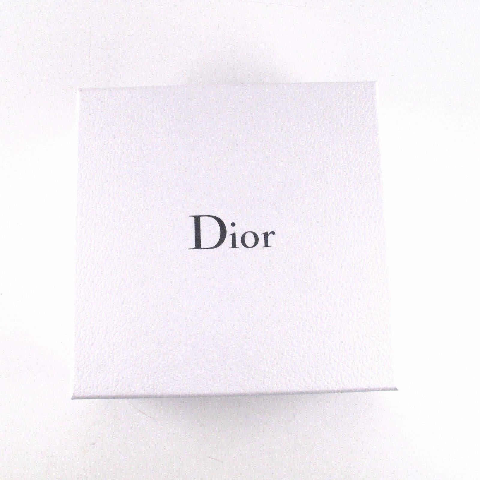 Christian Dior Diorama Black Mini Crossbody Bag Leather Silver Shoulder Handbag For Sale 3
