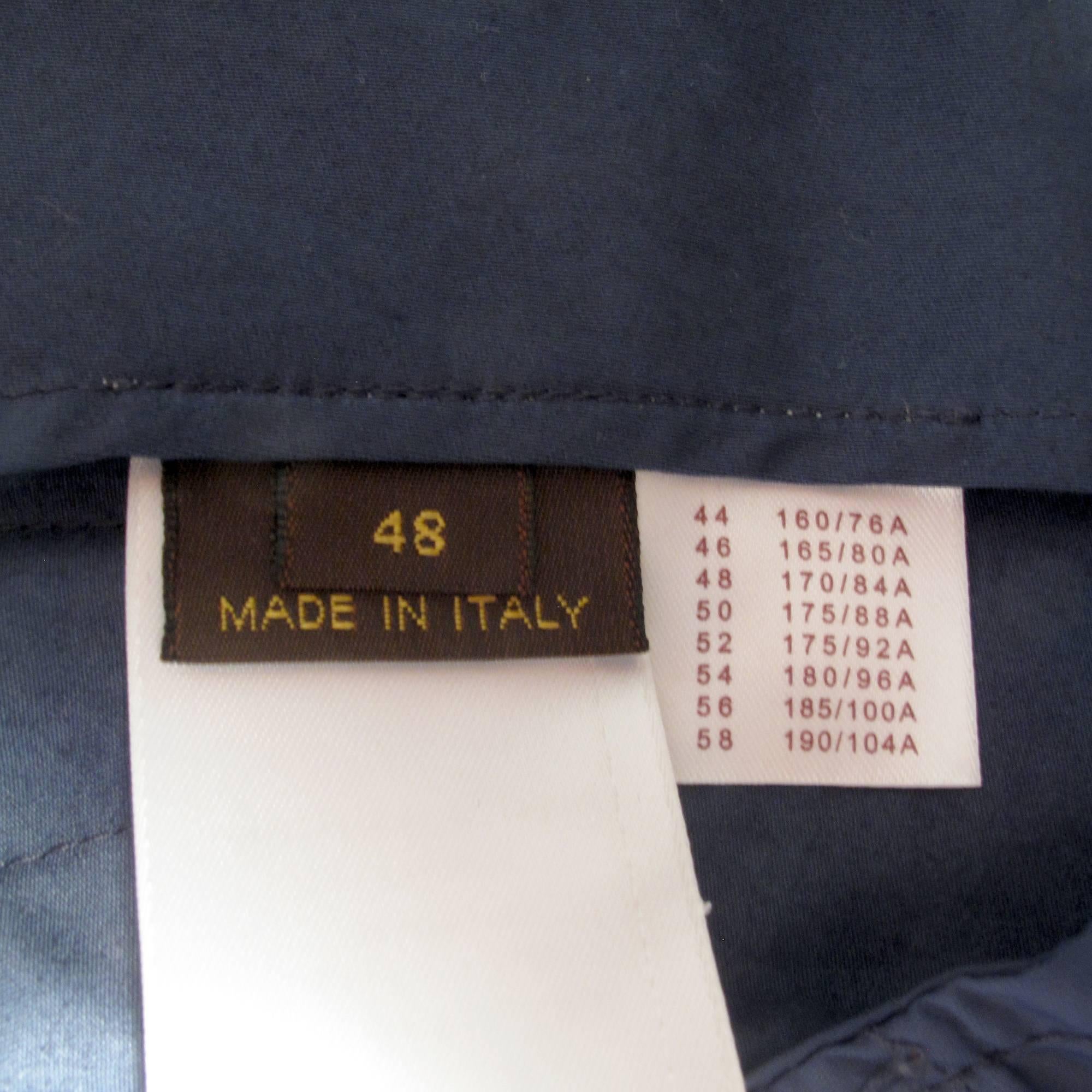 Louis Vuitton Baseball Jacket - Medium - 48 - Blue Monogram Logo Bomber In Good Condition In Prahran, Victoria