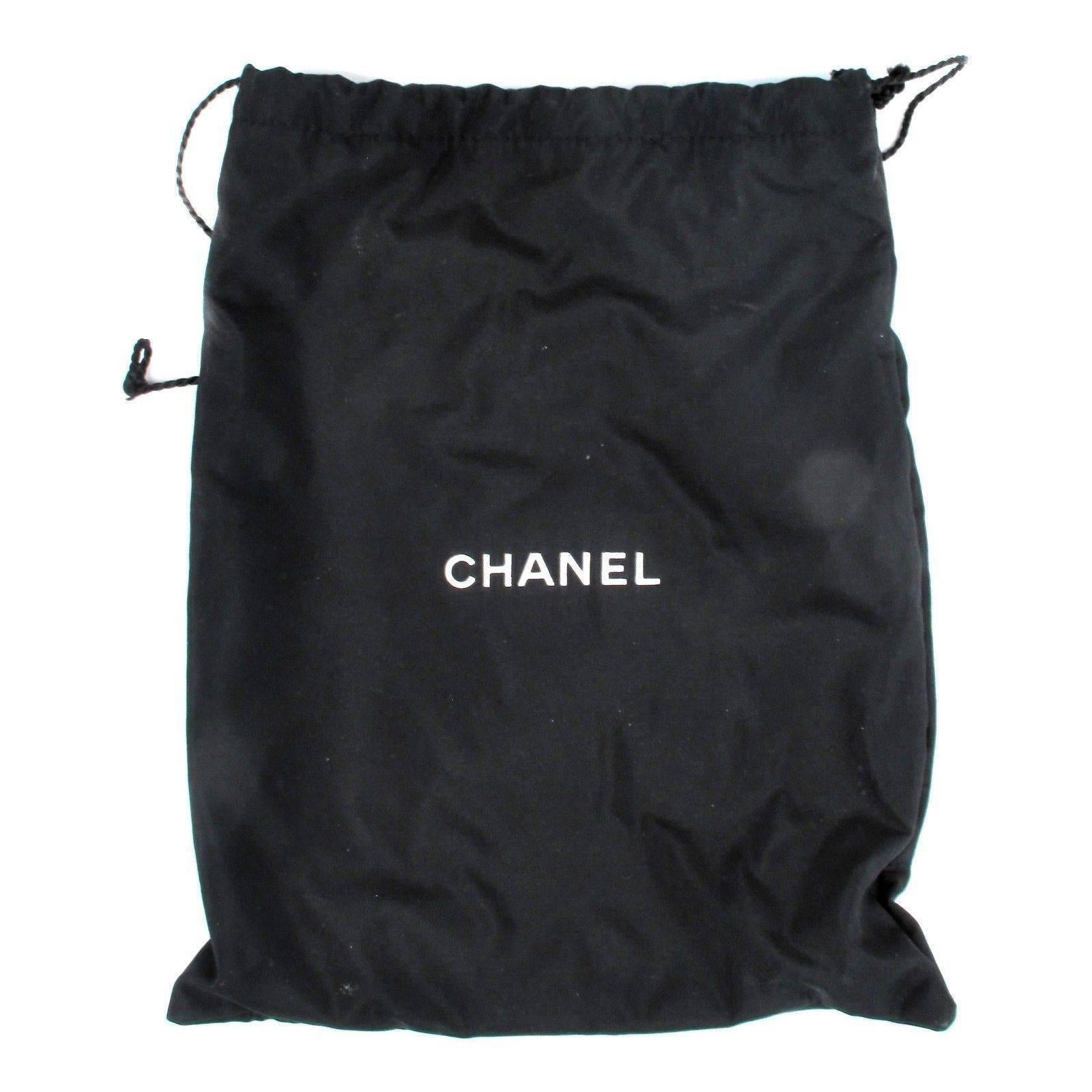 Ultra Rare Chanel Pearl Sunglasses 2003 Black Vintage Round Half Tint Camera 5