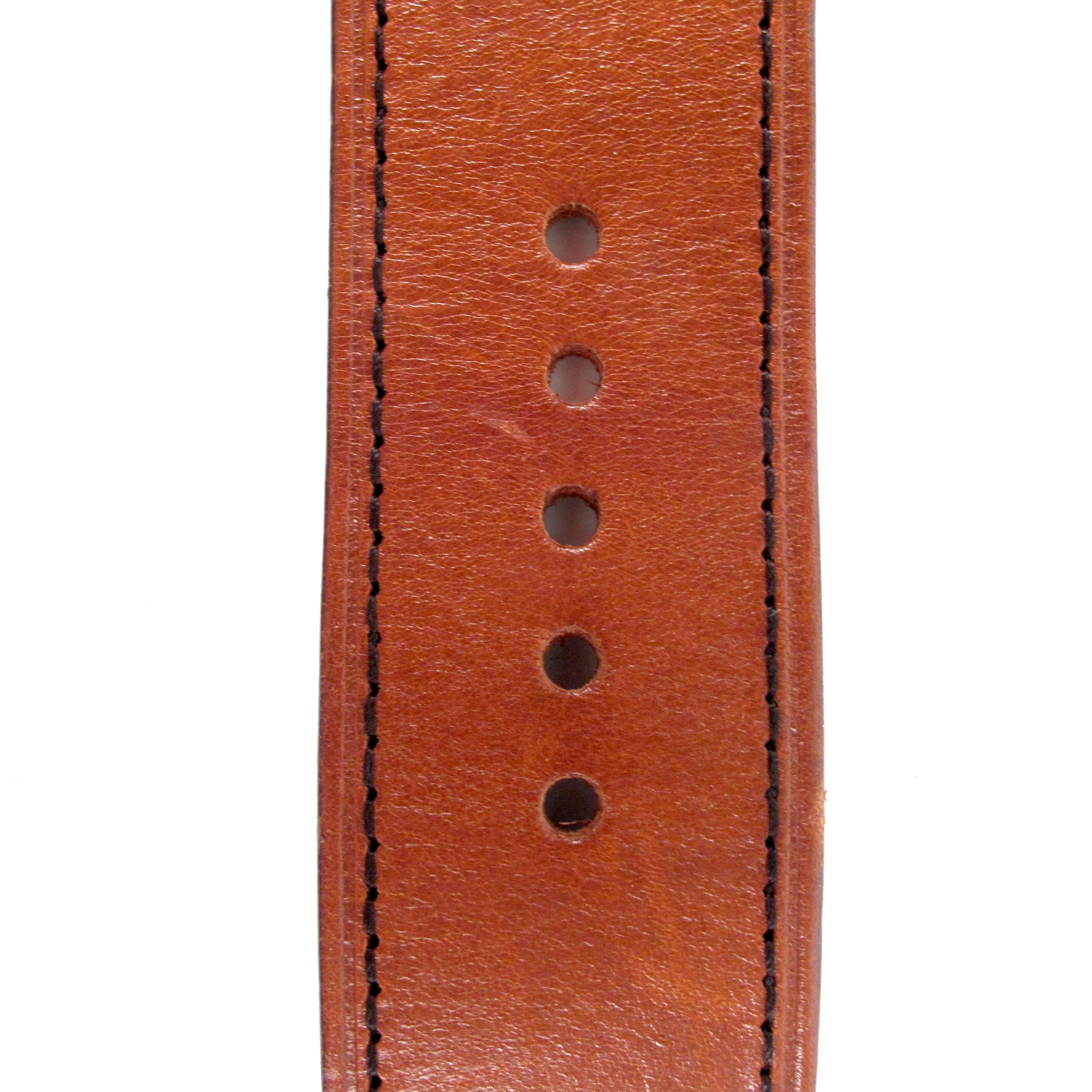 Women's or Men's Prada Watch - Bracelet Maroon Black Brown Leather Band Resin Stainless Steel