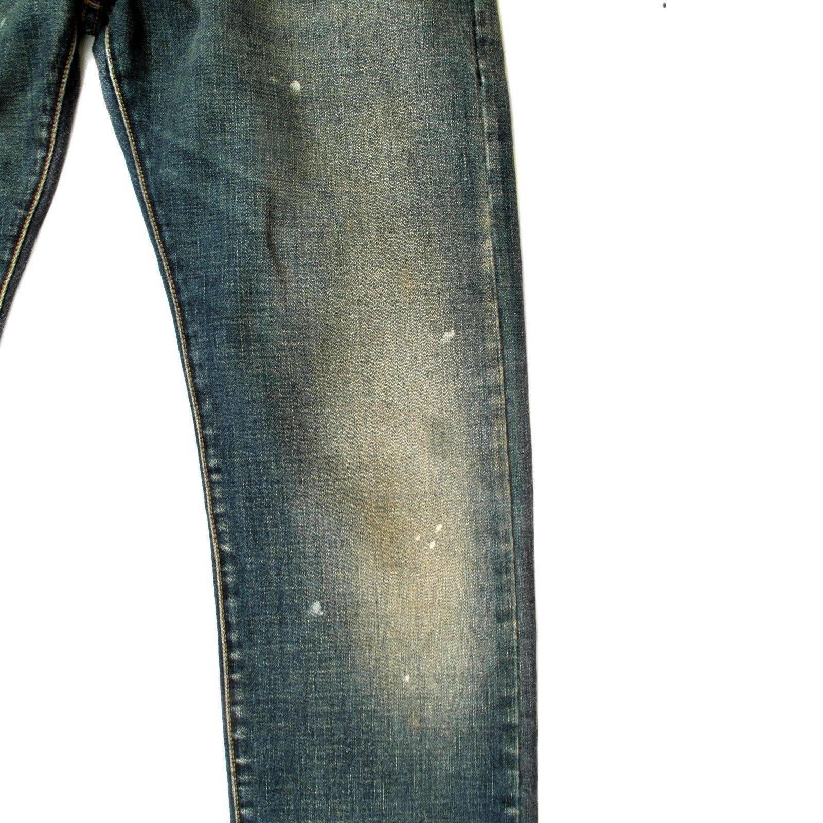saint laurent ripped jeans