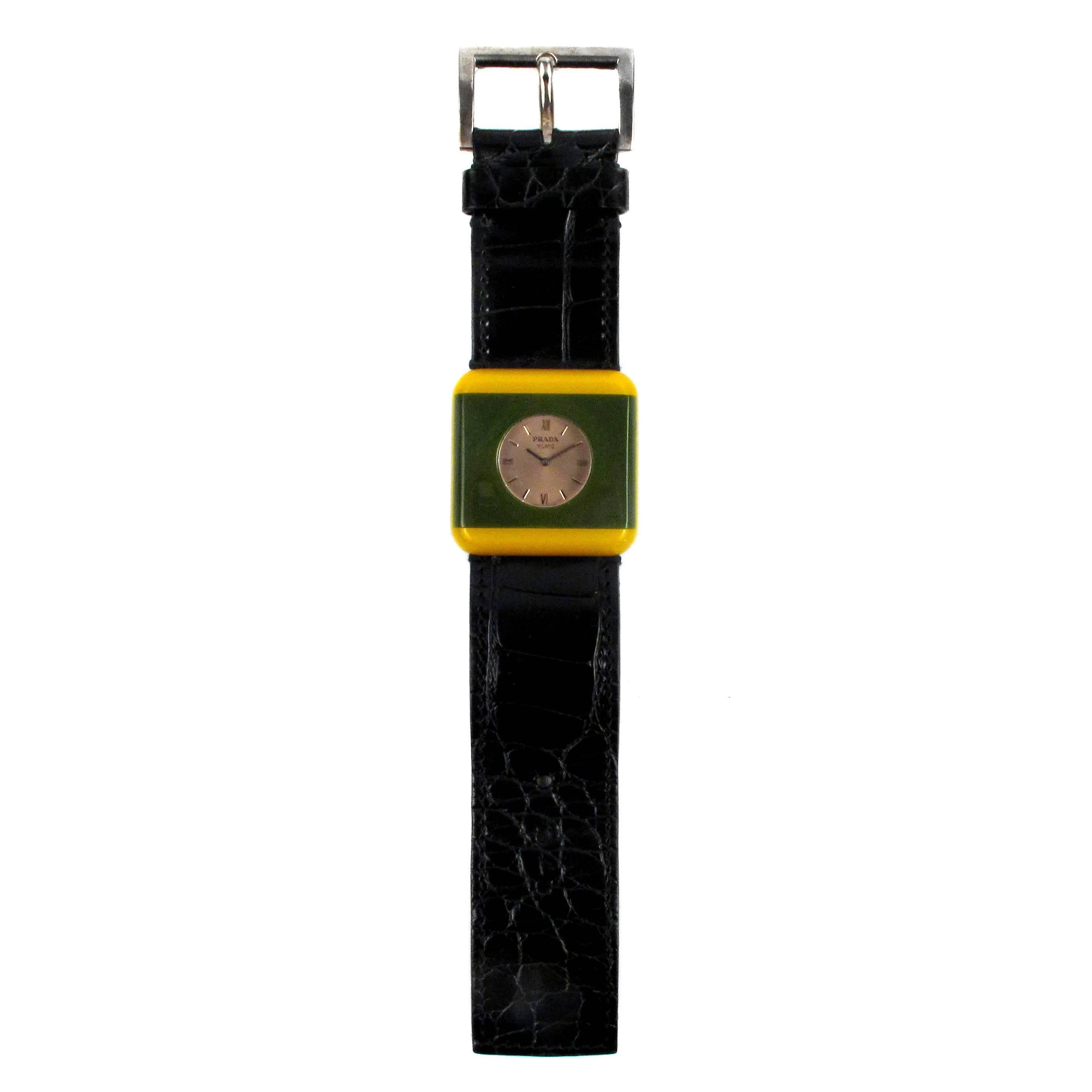 prada watch mens