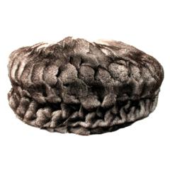 Chanel Fur Hat - Rabbit & Silk - M - Medium - $4K Retail - With Box - CC Cap