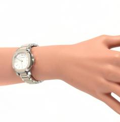 Burberry Watch - Womens Silver & Tan Automatic Swiss In Box Bracelet