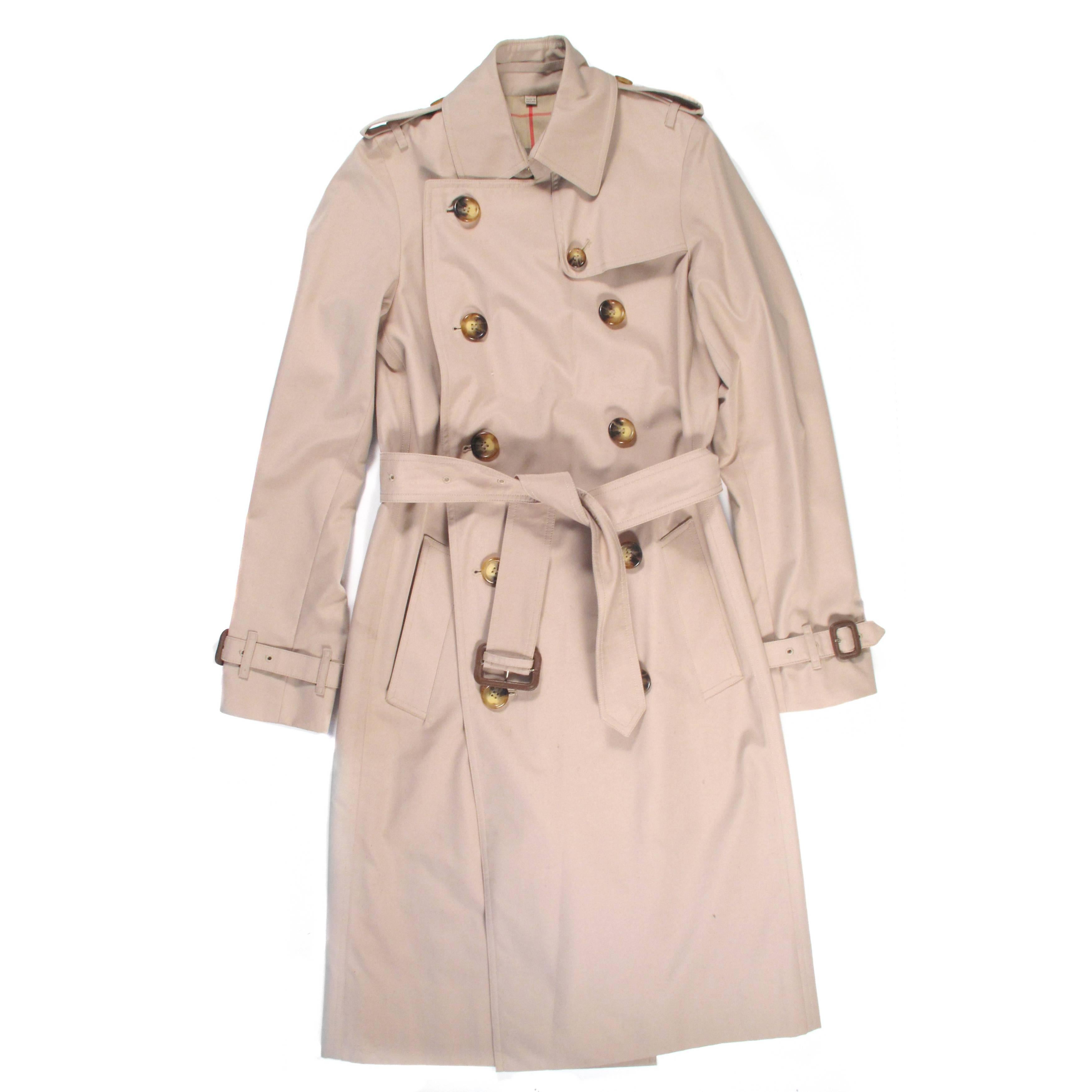 Burberry Trench Coat - 2 / 4 - 34 - 36 - Tan Belted Jacket Cotton London