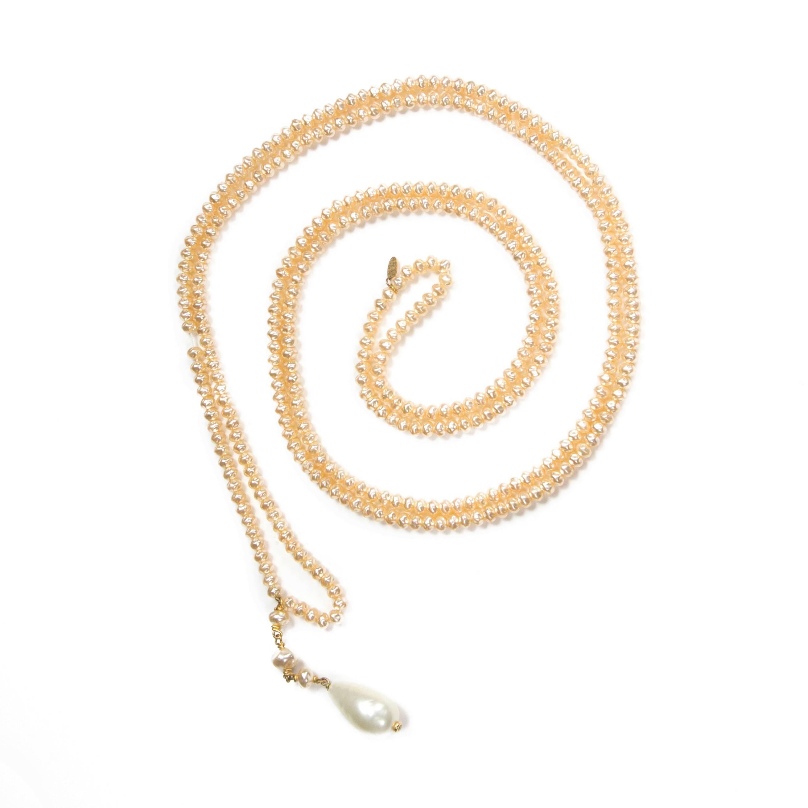 Chanel Pearl Necklace - Long 72