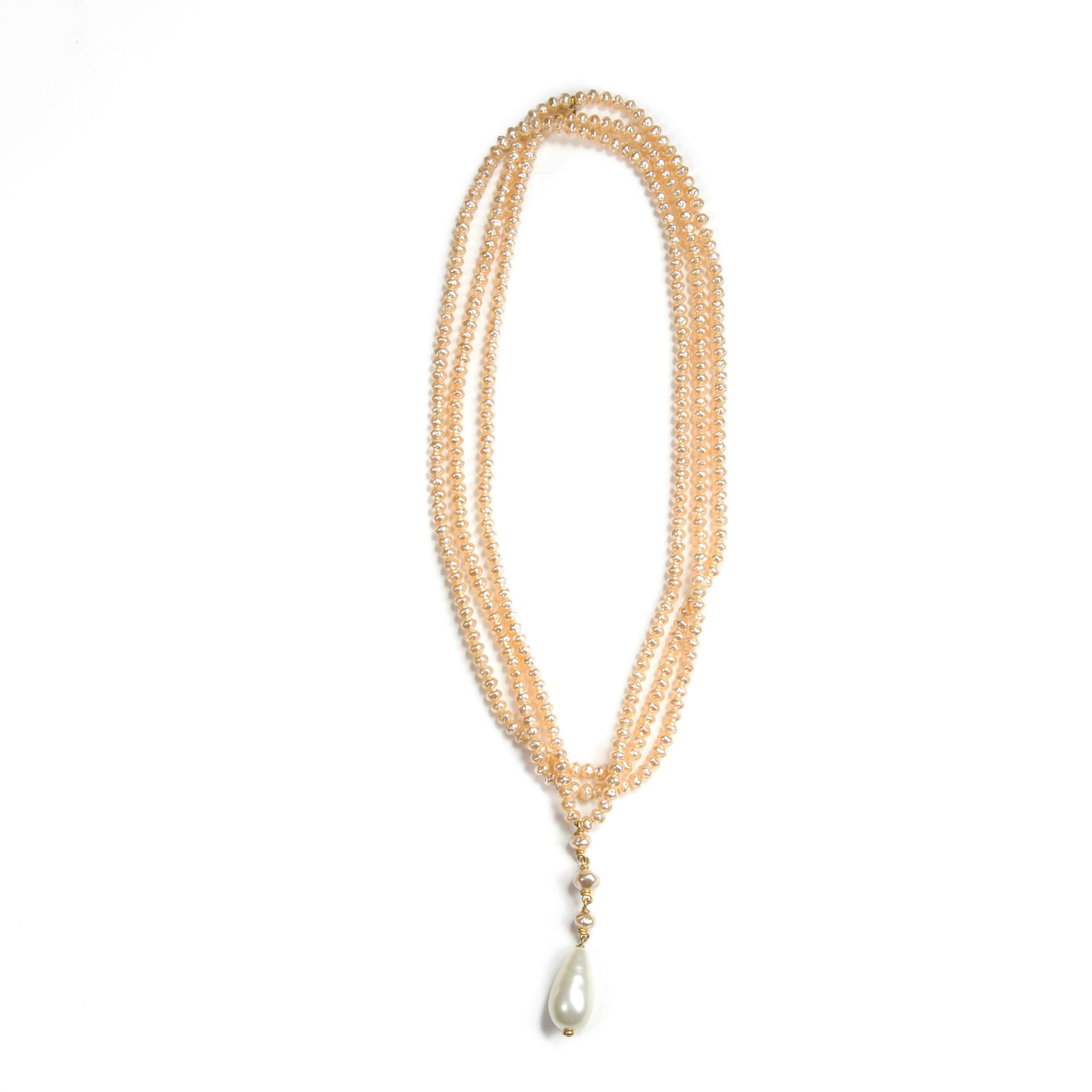 Women's Chanel Pearl Necklace - Long 72