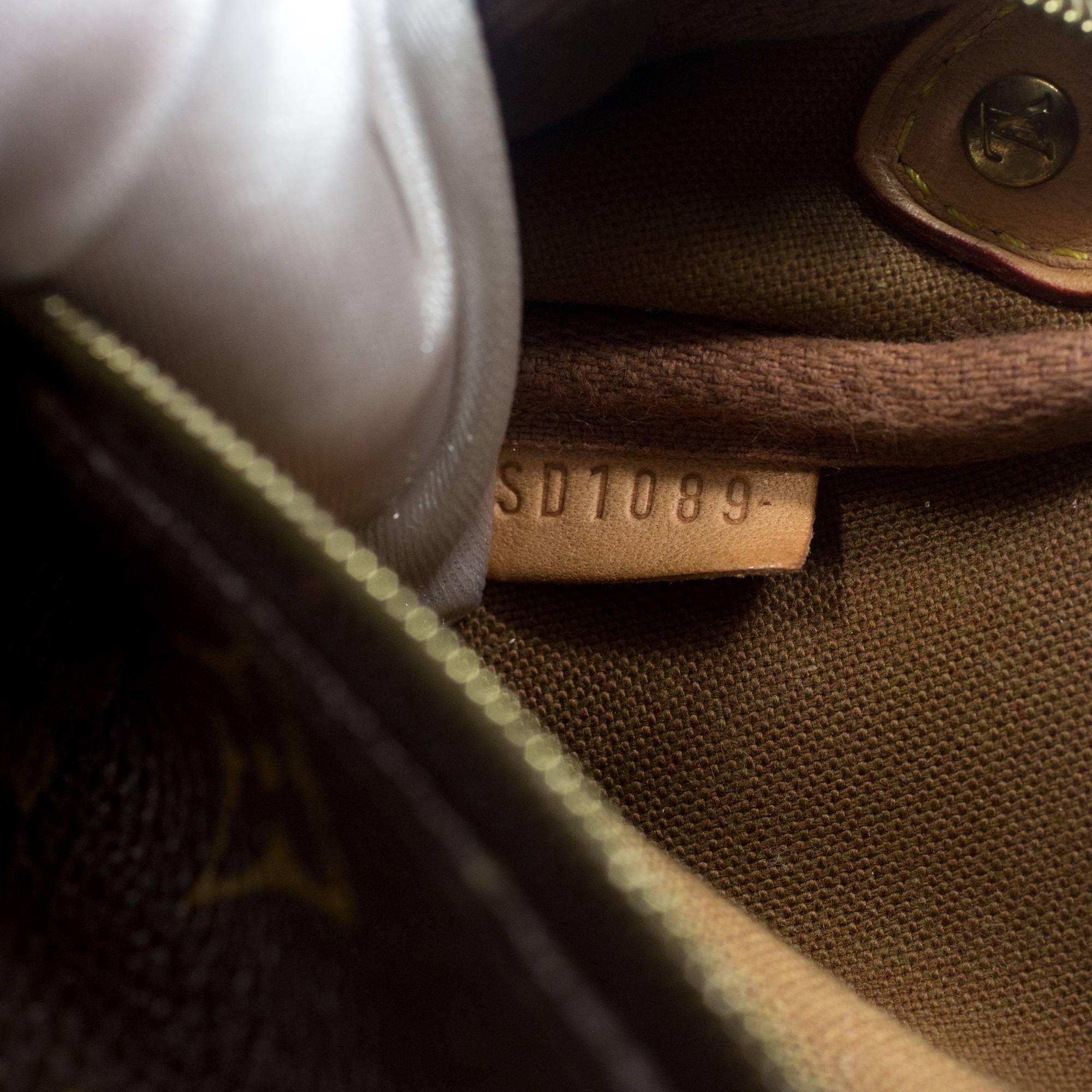 Louis Vuitton Shoulder Bag Pochette - Eva LV Logo Monogram Gold Chain Handbag 3