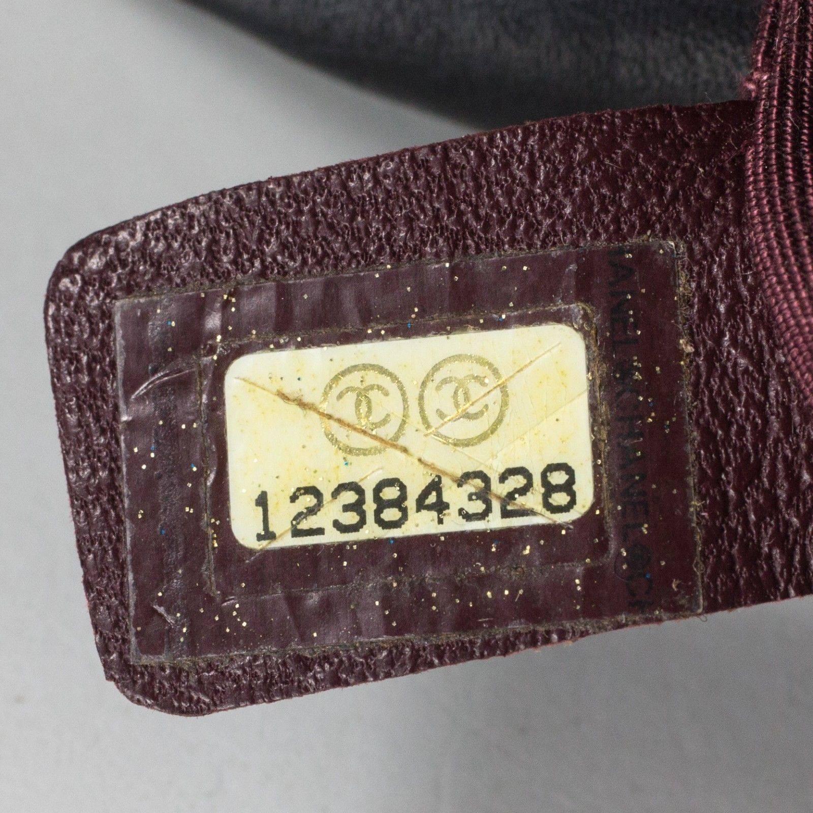 Chanel Reissue Camera Shoulder Bag - Black Quilted Leather CC Chain Gold Handbag 5