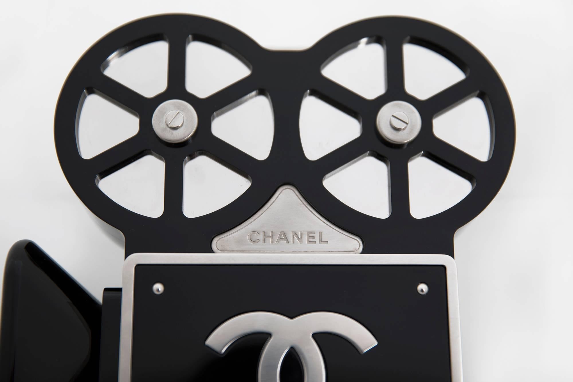 Women's or Men's Very Rare Chanel Film Camera Bag For Sale