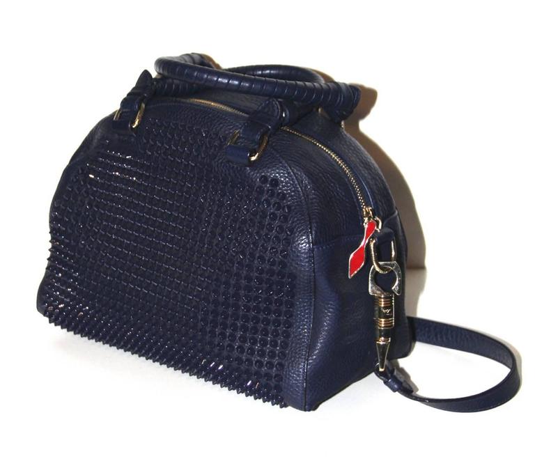 Christian Louboutin Y2K Pannetone Spike Leather Bowler Bag