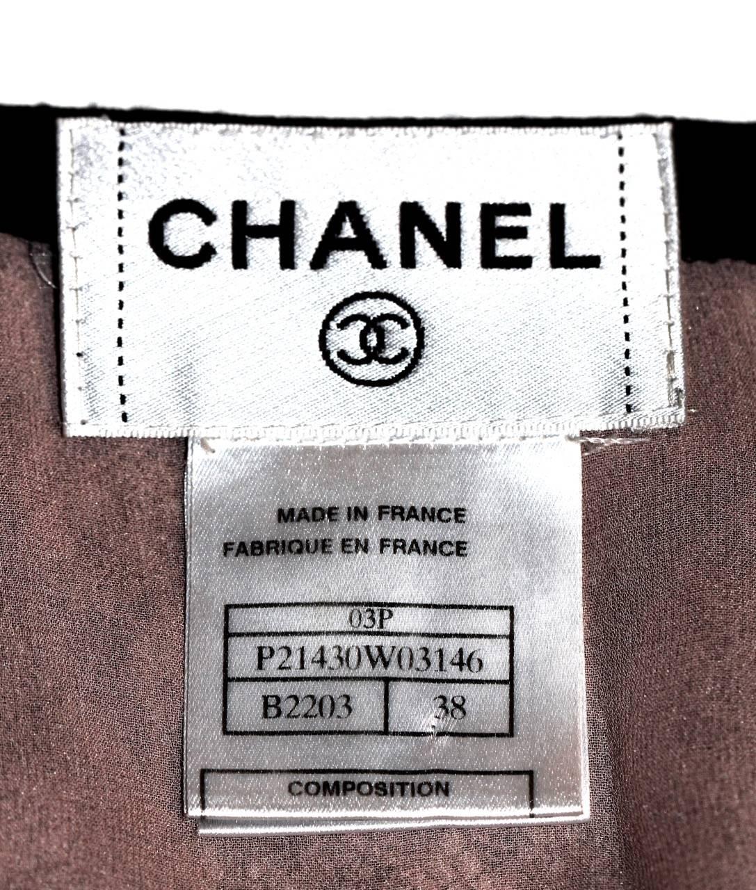 Gray Chanel Pencil Skirt  - Blush Pink and Black Lace - FR 38
