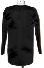 Chanel Black Satin Tail Jacket Seen on the Runway Sz 34 FR