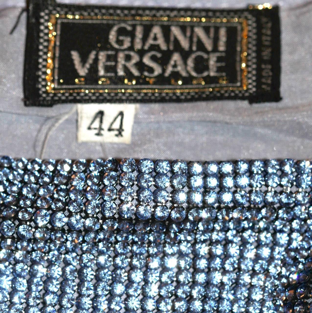 Gianni Versace Strass Tank Top Vintage In Good Condition In Geneva, CH
