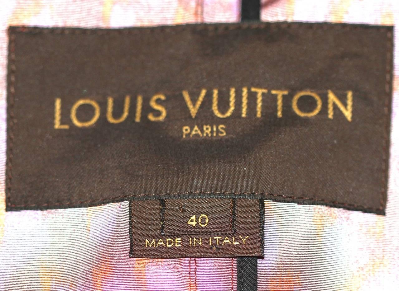 Louis Vuitton Purple Leopard Print Trench Colorful Stephen Sprouse  2