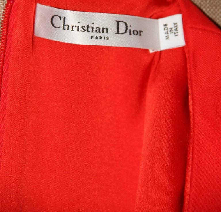 Christian Dior Red Dress – Fitted and Flared - Excellent Condition at ...
