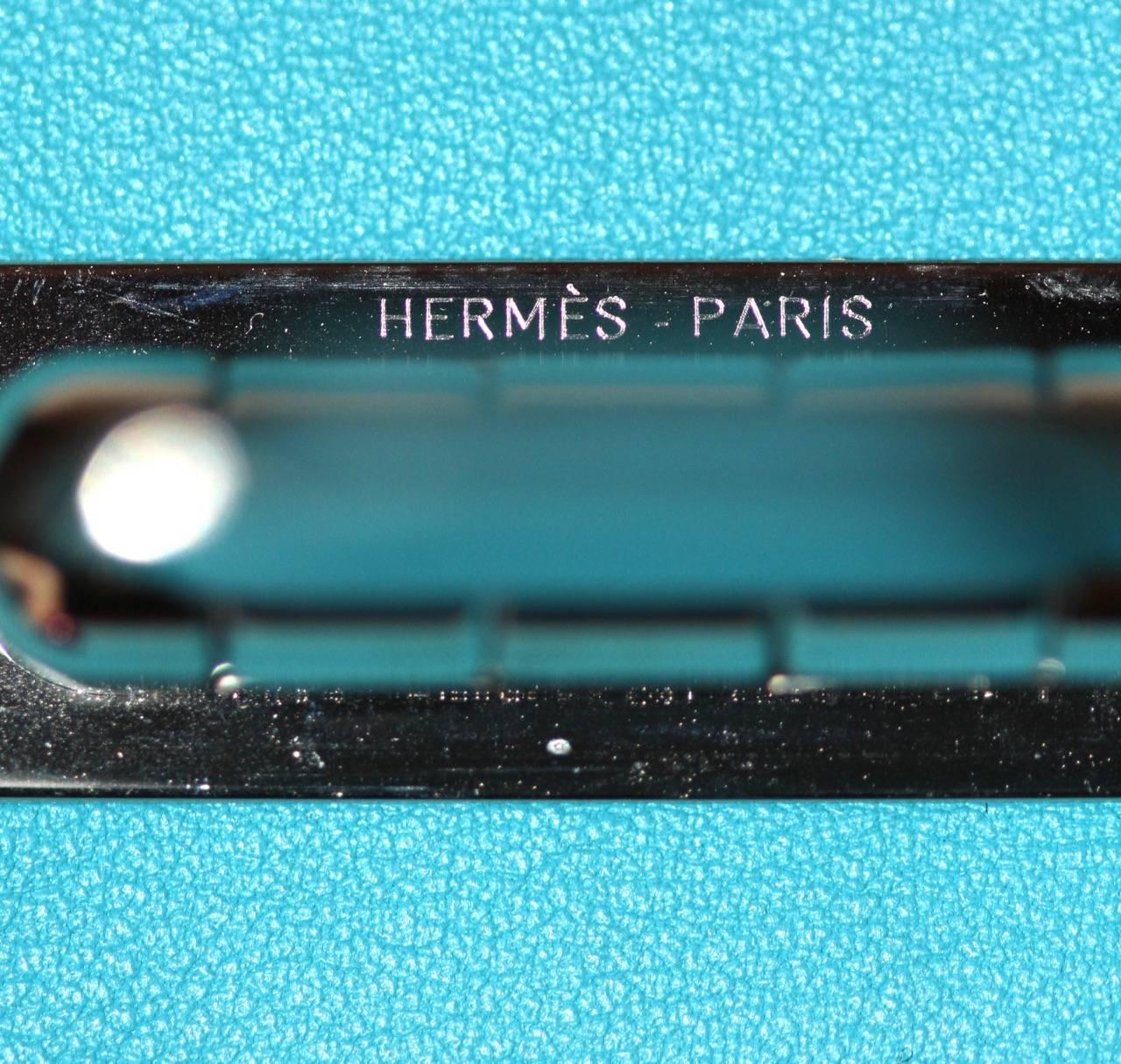 Hermes Micro Convoyeur - Wallet Bag - Turquoise Blue Swift Leather 5