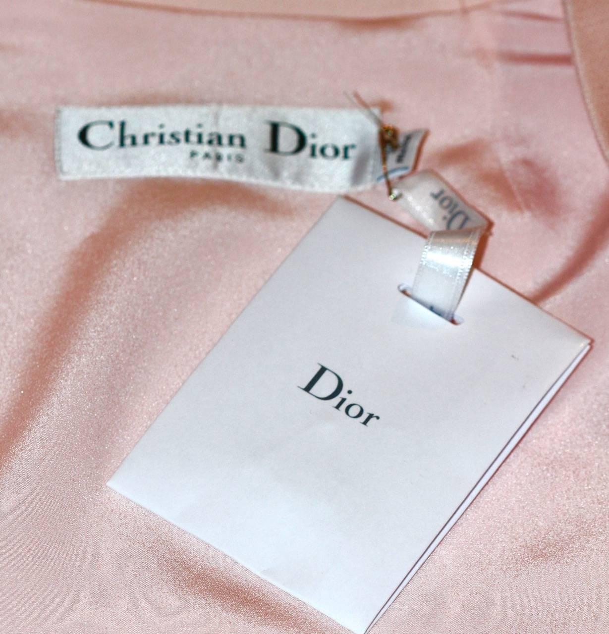CHRISTIAN DIOR Runway Collection Pale Pink and Black Bustier and Dress  1