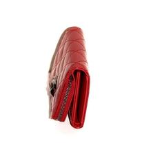Chanel Quilted Red Patent Compact Wallet Brand-New