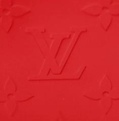 Louis Vuitton Red Monogram Shoulder Bag - "Op Art" Collection