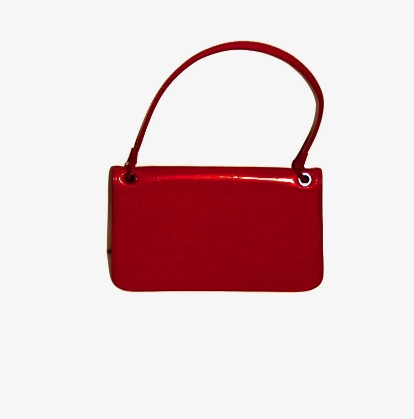 Louis Vuitton Red Monogram Shoulder Bag - 