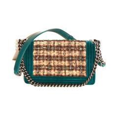 Chanel BOY Bag Paris-Edimbourg Collection - Velvet and Tweed - Pristine Cond.