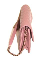 CHANEL Beauty Lock Collection Old Pink Sheepskin Leather Flap Bag