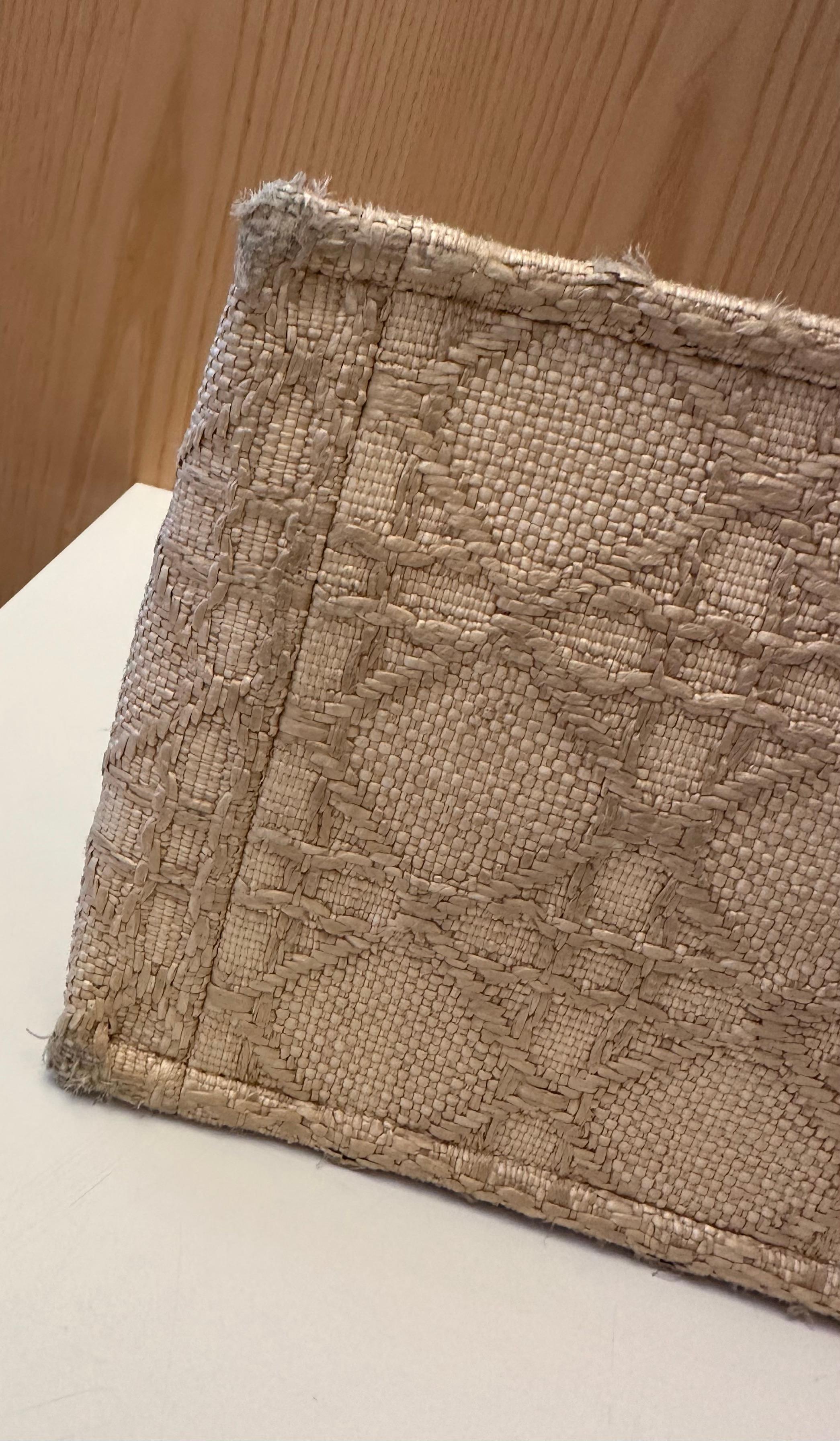 Christian Dior Nature Cannage Raffia Medium Book Tote en vente 2