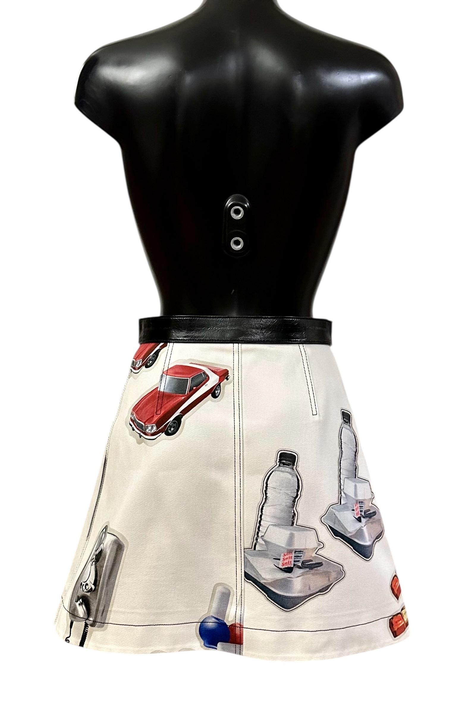Louis Vuitton by Nicolas Ghesquière SS 2015 Ready to Wear Rock mit Sticker-Print im Angebot 2