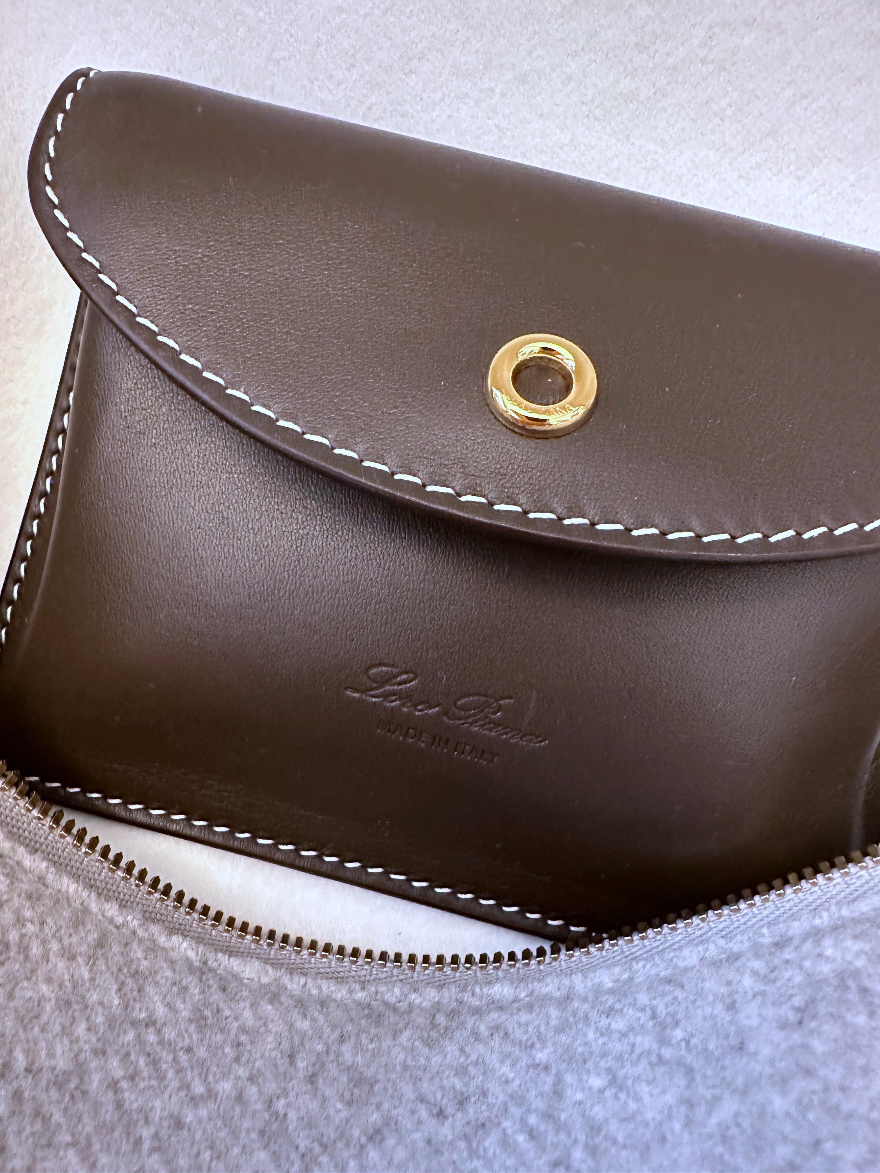 Loro Piana Gris Cachemire L27 Sac Extra en vente 10