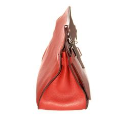 HERMES JYPSIERE 37 Rouge Brique Taurillon Clemence Leather Bag
