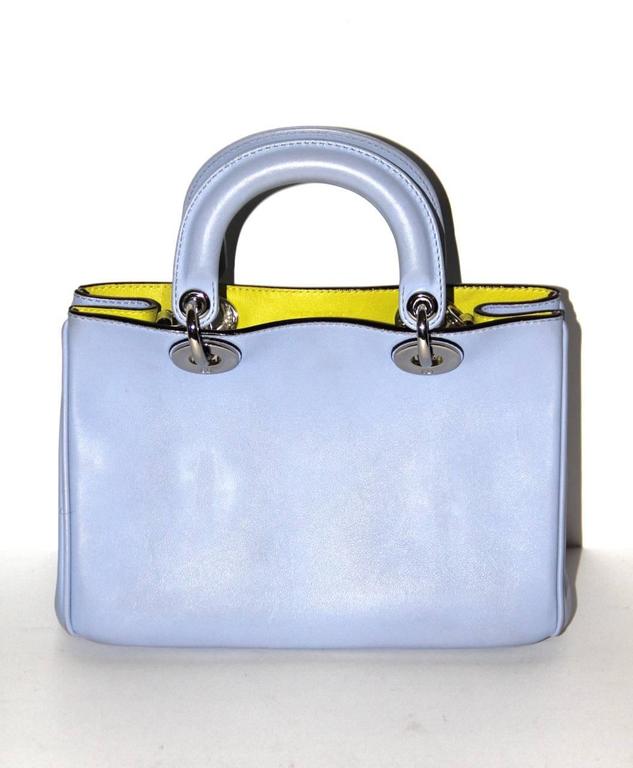 Christian Dior Small Diorissimo Bag Bicolore Soft Calfskin Leather at ...