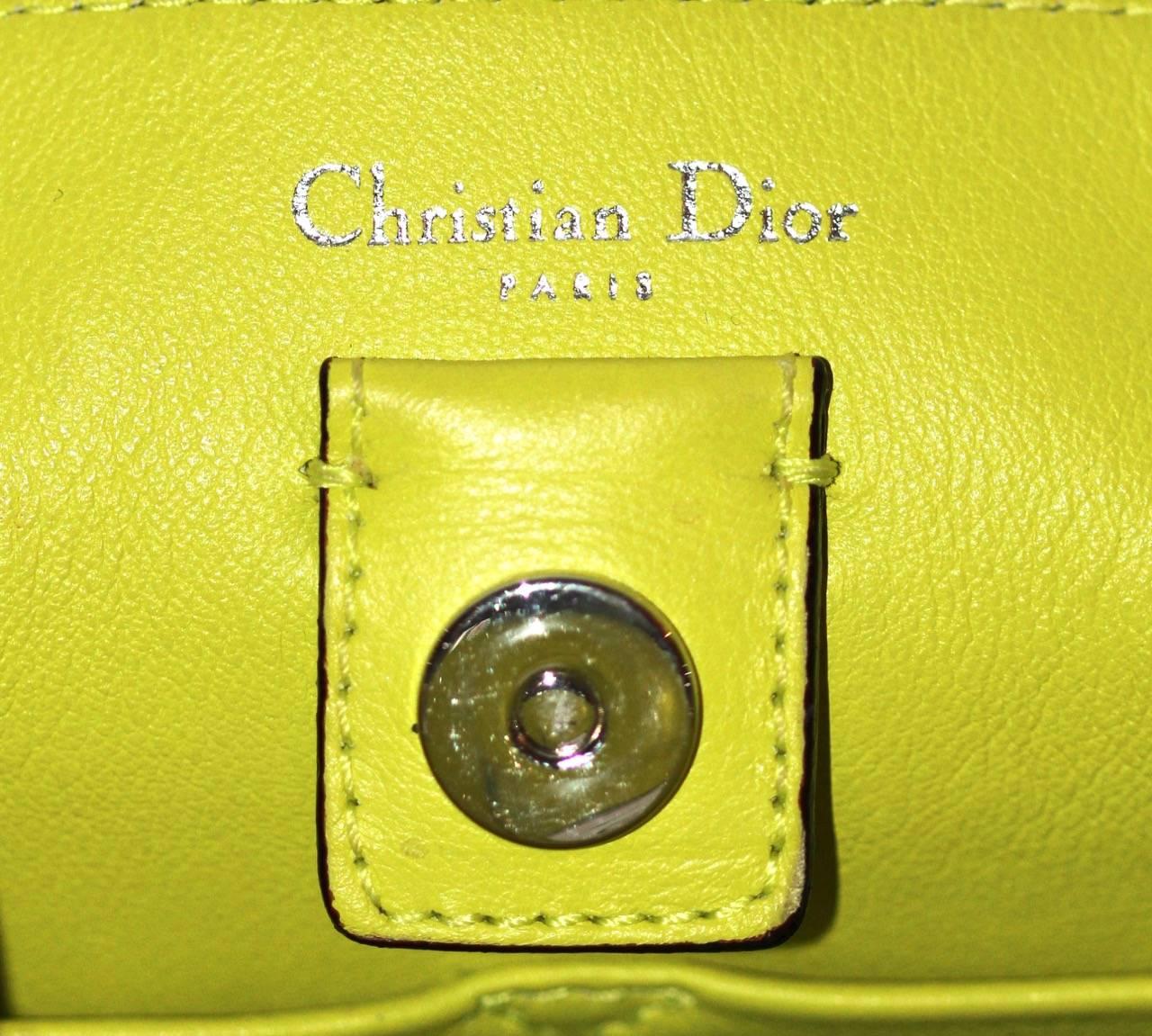 Women's Christian Dior Small Diorissimo Bag Bicolore Soft Calfskin Leather