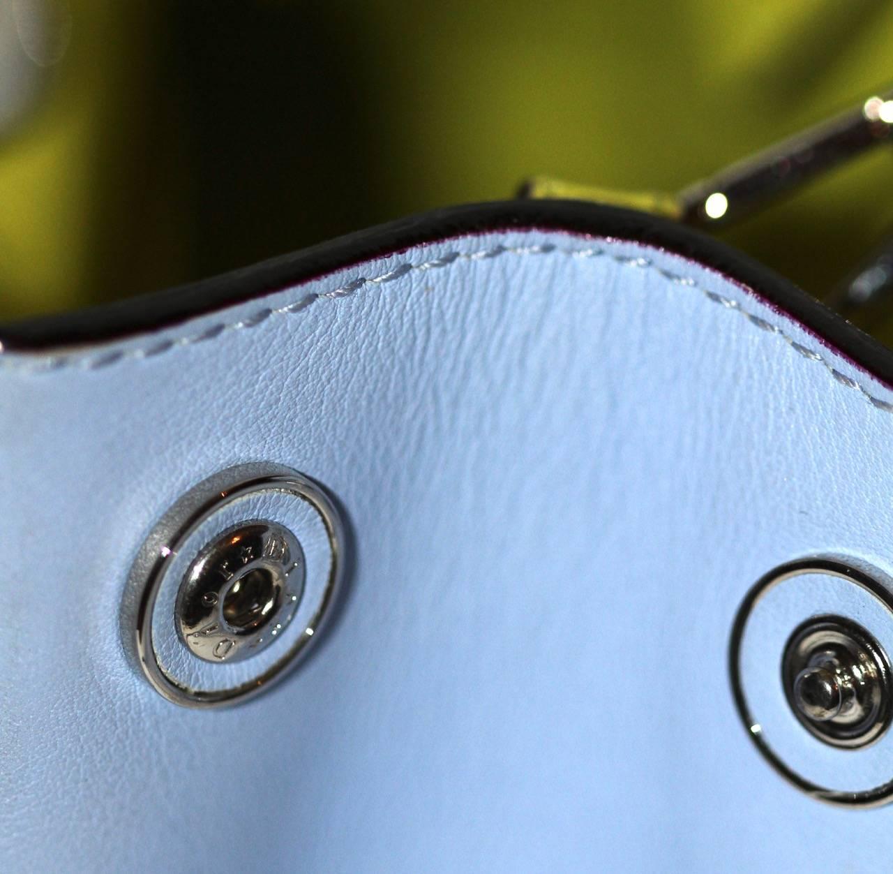 Christian Dior Small Diorissimo Bag Bicolore Soft Calfskin Leather 1