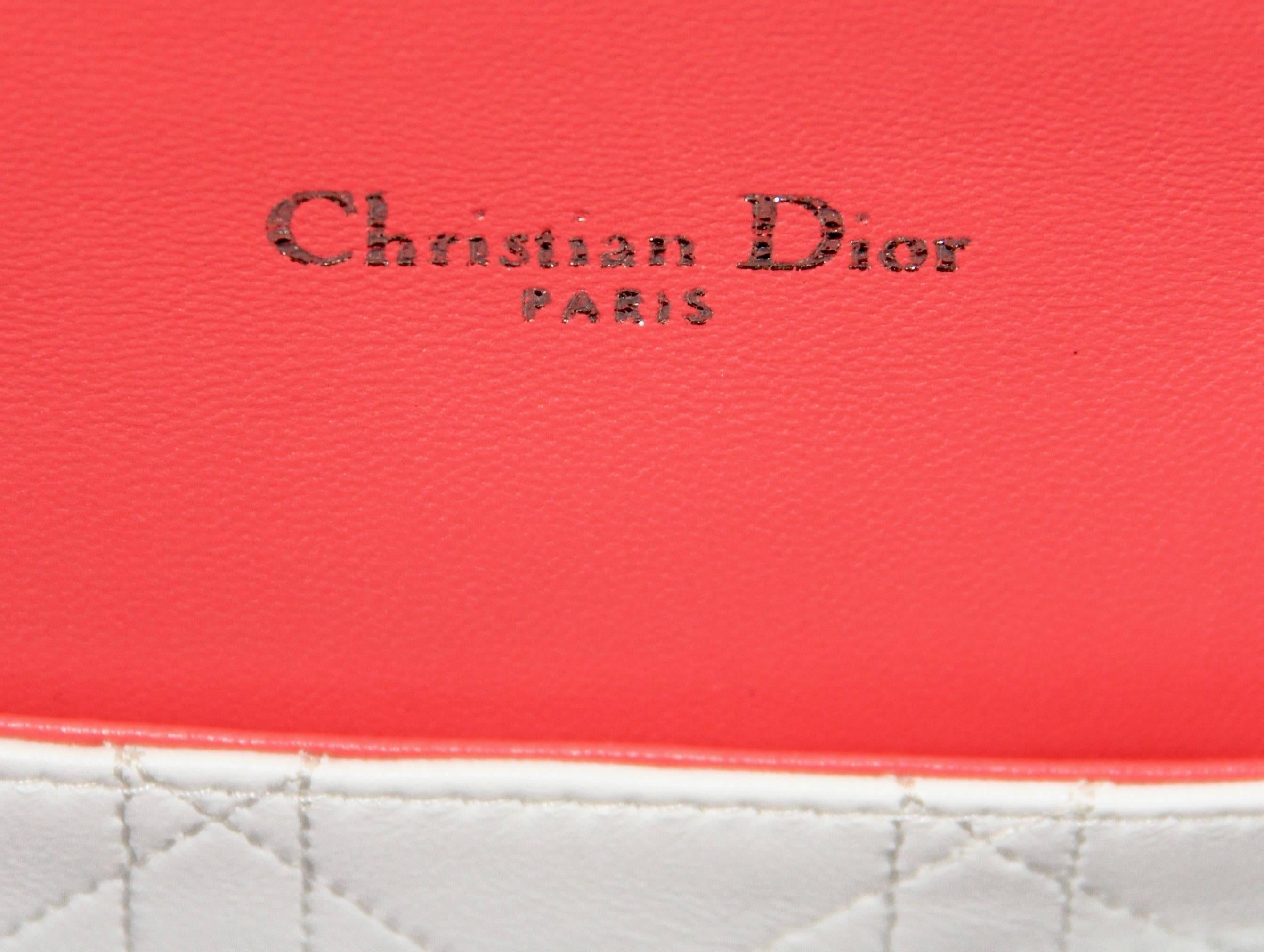 dior quilted shoulder bag