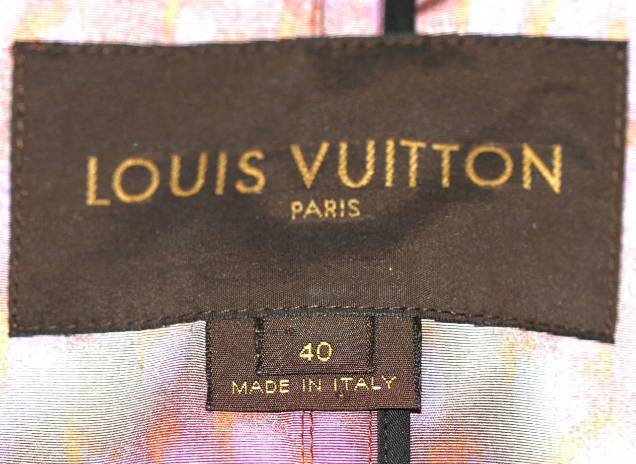 Louis Vuitton Purple Leopard Print Trench Colorful Stephen Sprouse  3