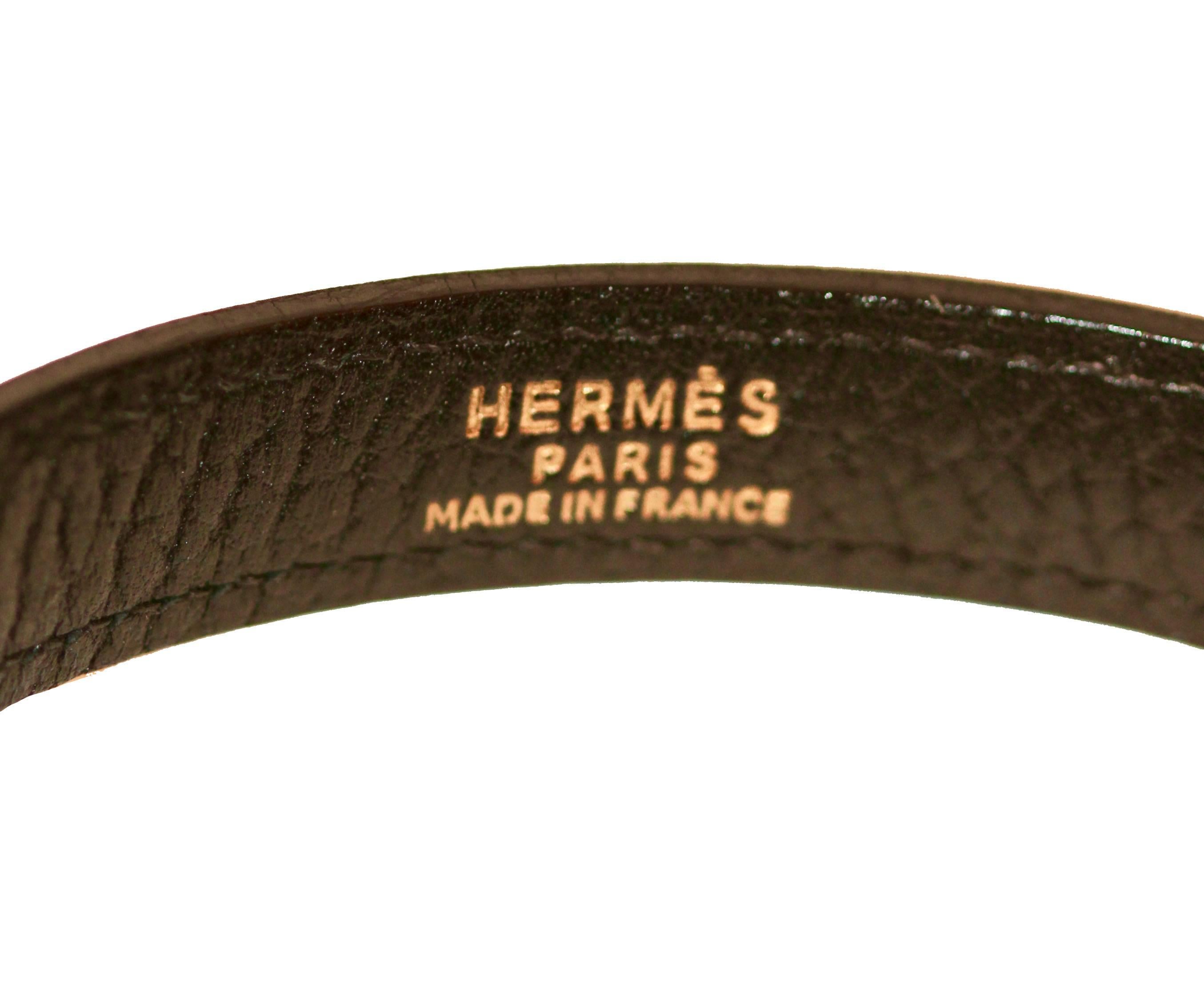Hermes Plume Handbag 32 in Black Togo Leather 8